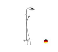hansgrohe Vernis Blend SystÃšme de douche 200 1 jet avec thermostat de baignoire chrome, 26274000 - 26274000
