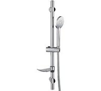 Colonne Barre de douche chromee entraxe reglable 70 cm douchette monojet flexible inox Douche G