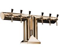 Colonne biere, modèle "RJ9010", cuivre poli, base CNS polie