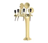 Colonne biere or 4 voies, élégante, "qualité supérieure!"