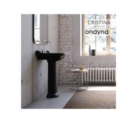 Colonne céramique pour lavabo noir mat WALDORF - CRISTINA ONDYNA WD417013