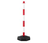 Colonne d'alerte de la circulation - Poste de sécurité mobile réfléchissant, barrière de construction réglable | Pile de panneaux de croisement durable, dispositif de restriction du véhicule, équipeme