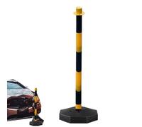 Colonne D'avertissement De Trafic - Panneau De Passage À Niveau Pile De Circulation Réfléchissante Mobile, Colonne D'avertissement De Barrières De Sécurité Réglable Pour La Construction, Restrictions
