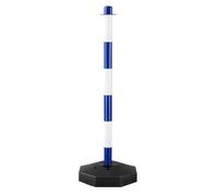 Colonne D'avertissement De Trafic - Panneau De Passage À Niveau Pile De Circulation Réfléchissante Mobile, Colonne D'avertissement De Barrières De Sécurité Réglable Pour La Construction, Restrictions