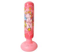 Colonne de Boxe Gonflable Rose en Pvc pour Garçon et Filles et Adolescents