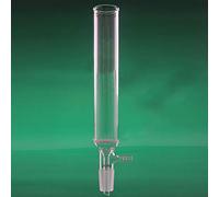 Colonne de chromatographie en verre borosilicate, diamètre extérieur de 15 à 80mm, longueur de 200 à 500mm, avec noyau de G3 for réduire la pression(20mmx200mm)