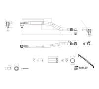 Colonne De Direction Compatible Avec Mercedes-Benz Trucks Febi Bilstein 188529