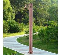 Colonne de distribution d'eau extérieure avec robinet, station d'irrigation au sol pour jardin et cour