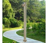 Colonne de distribution d'eau extérieure avec robinet, station d'irrigation au sol pour jardin et cour