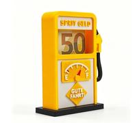 Colonne de distribution originale 3D comme emballage cadeau d'argent pour les bons de réservoir - Idée cadeau amusante pour permis de conduire ou anniversaire - Étui de coupon de voiture et réservoir
