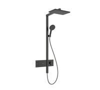 Hansgrohe Système de douche Alive Q Raindance, 2 modes, ShowerSelect, 12 l/min, chrome noir brossé