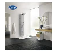 Colonne de douche Aquaglass Acier - KINEDO CD220A
