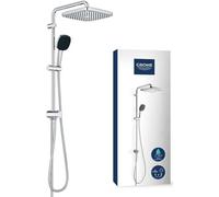 Colonne de douche avec inverseur manuel - Economie d'eau - GROHE Vitalio Comfort 250 - Chromé - 26698001