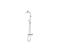 Colonne de douche avec mitigeur et pomme carrée THERMOSTATIQUE CUBE - CRISTINA ONDYNA TE44951