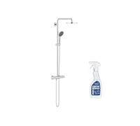Grohe - Colonne de douche avec mitigeur thermostatique GROHE Vitalio Joy System 210 Quickfix + Nettoyant GroheClean - Rose