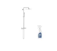 Colonne de douche avec mitigeur thermostatique Vitalio Joy System 230 avec nettoyant GrohClean