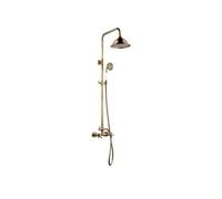 ROUSSEAU Colonne de douche avec robinet mélangeur Retro Vieu bronze Douche