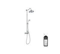 Colonne de douche Cléo 1889 Chrome + nettoyant Briochin