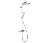 Colonne de douche CROMETTA S 240 mm / 1 jet avec mitigeur thermostatique HANSGROHE 27268000