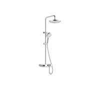Colonne de Douche - Ekogest - Chromée - Inox - Douchette Incluse - Norme NF