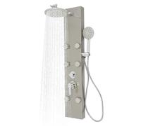 Colonne de douche en acier inoxydable 304 avec affichage numérique pour salle de bain dans les maisons privées, hôtels, pensions, argent