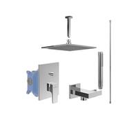 Colonne de douche encastrée mécanique VILLEROY ET BOCH Architectura Square chrome