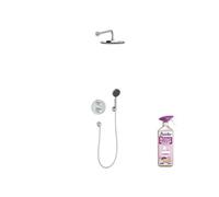 Colonne de douche encastrée thermostatique Modulo + nettoyant