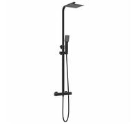 Colonne de douche - Ensemble de système de douche thermostatique - vidaXL - acier inoxydable 201 - 1,4 x 150 cm 8355752