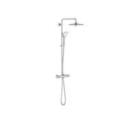 GROHE Euphoria system 260 colonne de douche thermostatique avec tête de douche euphoria + 110 douchette de massage ronde chromée 27615002