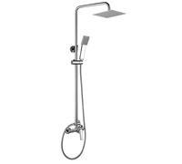 Colonne de douche extensible avec thermostatique, pommeau de douche maneral hydromassage et Bluetooth