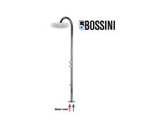 Colonne de douche extérieure à mitigeur double progressif chromé Tetis - Bossini L00389030