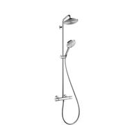 hansgrohe Raindance Select 240 Showerpipe 27116000 Ecosmart, bras de douche 450 mm, pivotante