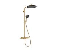 hansgrohe Raindance Alive S Puro Showerpipe 300 1jet EcoSmart+ avec élément Ecostat, 24594140, Couleur: Bronze brossé