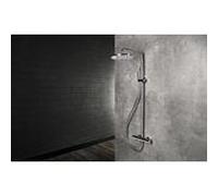 Colonne de douche Herzbach Living Spa 11.988230.1.01 Ø 300 mm, avec douchette en plastique, chromé
