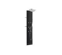 Colonne de douche hydromassante Aquaglass Noire + nettoyant Briochin