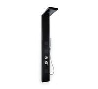 Colonne de Douche Hydromassante Noir Mat en Aluminium Verni Mod. Manhattan Black