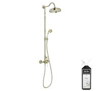 Colonne de douche JACOB DELAFON Cléo 1889 Or beige + nettoyant Briochin