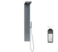 Colonne de douche KINEDO Aquastyle inox brossée + nettoyant Briochin