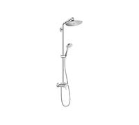 Colonne de douche mécanique Croma Select S 280 chromé + tablette AddStoris