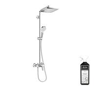 Colonne de douche méecanique HANSGROHE Crometta E 240 chromée + nettoyant Briochin