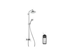 Colonne de douche méecanique Croma 220 chromée + nettoyant Briochin