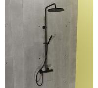 Colonne De Douche Mitigeur Theta Blackmat - CRISTINA ONDYNA TE40913