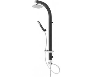 Colonne de douche noir et chromé avec porte-savon - Madagaskar SCHÜTTE