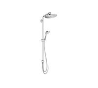 Colonne de douche ou bain douche sans mitigeur Croma Select S 280 chromé + tablette AddStoris