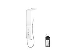Colonne de douche Raindance 180 2 jets blanc chromée + nettoyant Briochin