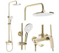 Colonne De Douche Rea Avalon Kit De Douche Or 50 X 23 X 153 Cm