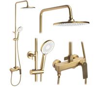Colonne De Douche Rea Avalon Kit De Douche Or Brossé 50 X 23 X 153,1 Cm