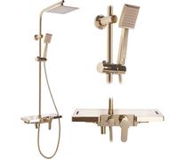 Colonne De Douche Rea Bravo Kit De Douche Or 45 X 40 X 105 Cm