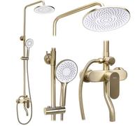 Colonne De Douche Rea drop Kit De Douche Or 13 x 15 x 145 cm