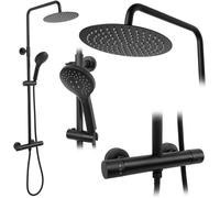 Colonne De Douche Rea Vincent Kit De Douche Noir 35 X 27 X 123 5 Cm
